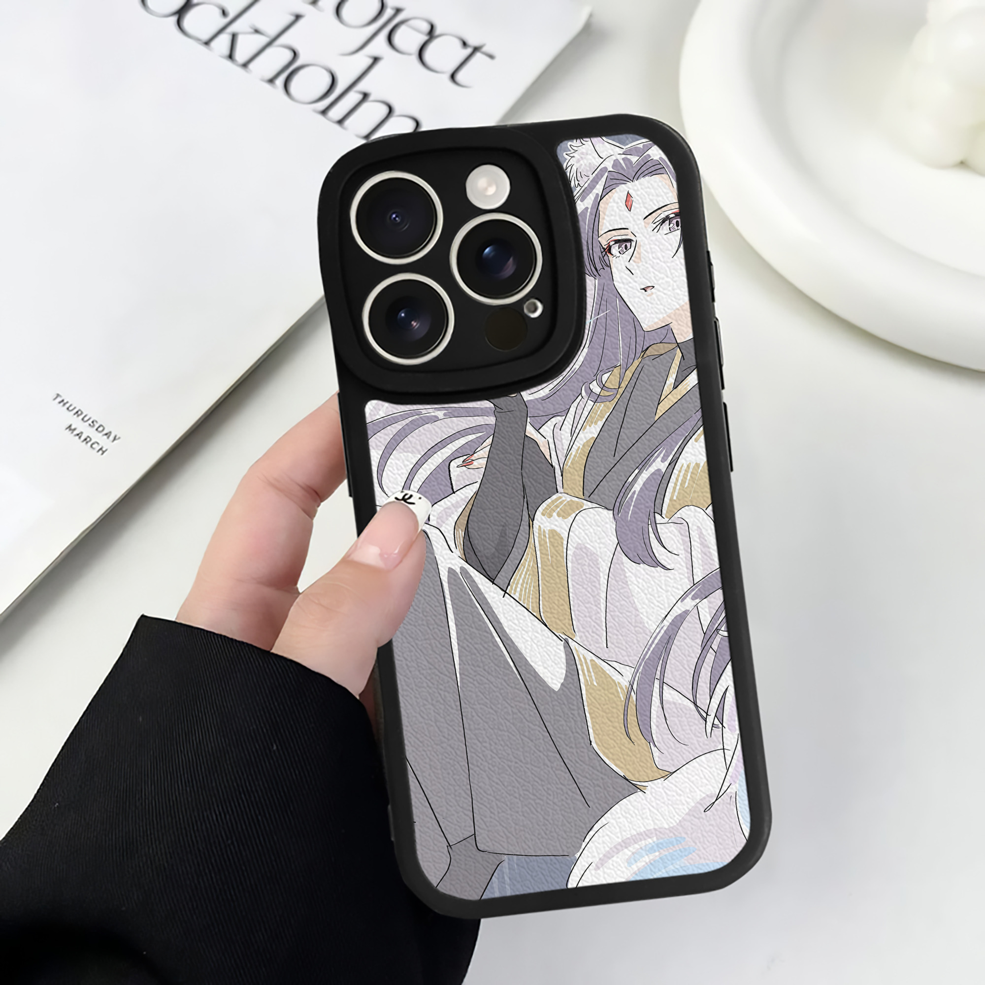 薬屋のひとりごと The Apothecary Diaries 【iPhone 16シリーズ対応】シリコンスマホケース（レザー調） 材質：シリコン